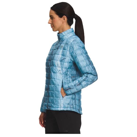 The north face plus size 3xl ThermoBall Eco Jacket Beta Blue Granitic Rock Print - Picture 2 of 11